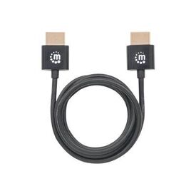 Manhattan HDMI Cable with Ethernet (Ultra Thin), 4K@60Hz | 394352