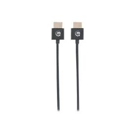 Manhattan HDMI Cable with Ethernet (Ultra Thin), 4K@60Hz | 394352