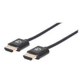 Manhattan HDMI Cable with Ethernet (Ultra Thin), 4K@60Hz | 394376