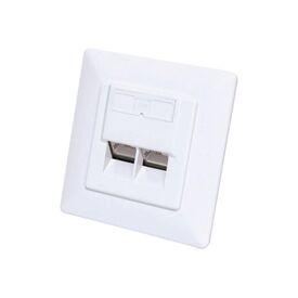 Intellinet - Wall plate - Cat6 10G - with labeling windo | 771900