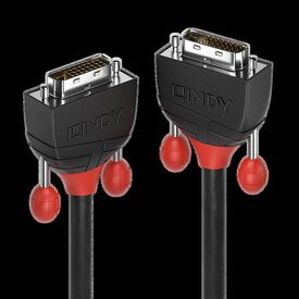Lindy Black Line - DVI cable - dual link - DVI-D (M) to D | 36252