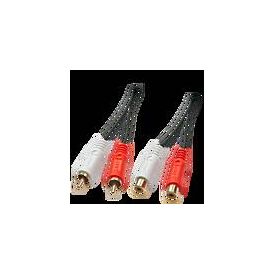 Lindy Premium - Audio extension cable - RCA (M) to RCA (F | 35671