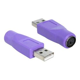 DeLock - Keyboard / mouse adapter - PS/2 (F) to USB (M) | 65461