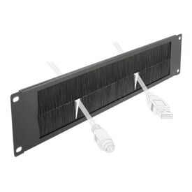 DeLOCK Cable Management Brush Strip - Rack cable manageme | 66482