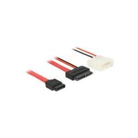 DeLOCK - SATA cable - Slimline SATA (F) to 4 PIN internal | 84790
