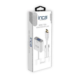Inca IHTVJ-7 HDMI to VGA Converter White IHTVJ7