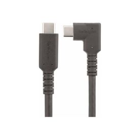StarTech.com 1.6ft (50cm) Rugged Right Angle USB | RUSB31CC50CMBR