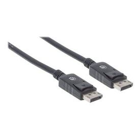 Manhattan DisplayPort 1.2 Cable, 4K@60hz, 1m, Male to Ma | 306935