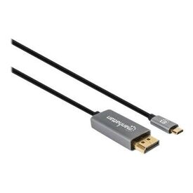 Manhattan USB-C to DisplayPort 1.4 Cable, 8K@60Hz, 2m, M | 354844
