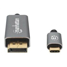 Manhattan USB-C to DisplayPort 1.4 Cable, 8K@60Hz, 2m, M | 354844