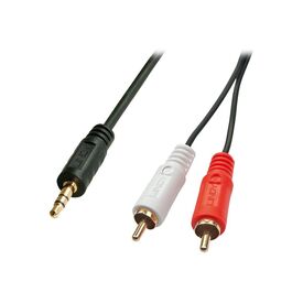 Lindy Premium - Audio cable - RCA x 2 (M) to stereo mini  | 35680