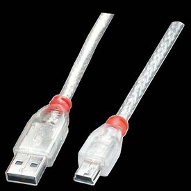 Lindy - USB cable - USB (M) to mini-USB Type B (M) - USB  | 41783