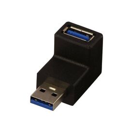 Lindy USB 3.0 90 Degree Up Type A Male to Female Right An | 71261