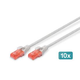 DIGITUS - Patch cable - RJ-45 (M) to RJ-45 (M) - | DK-1617-005-10