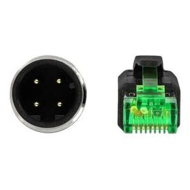 DeLOCK - Network cable - 4 pin M12 (M) to RJ-45 (M) - 2 m | 85438