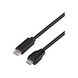 LogiLink - USB cable - USB 2.0 Type C (M) to Micro-USB 2 | CU0197