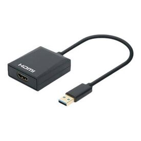 Manhattan USB-A to HDMI Cable, 1080p@60Hz, Converts USB  | 153690