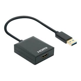Manhattan USB-A to HDMI Cable, 1080p@60Hz, Converts USB  | 153690