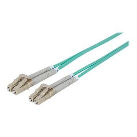 Intellinet Fibre Optic Patch Cable, OM3, LC/LC, 3m, Aqua | 750066