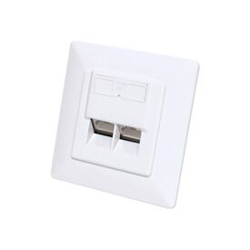 Intellinet - Wall plate - Cat6a 10G - with labeling wind | 771917