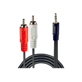 Lindy Premium - Audio cable - RCA x 2 (M) to stereo mini  | 35685