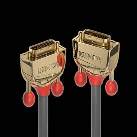 Lindy Gold - DVI cable - dual link - DVI-D (M) to DVI-D ( | 36205