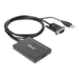 Club 3D - Adapter - HD-15 (VGA), USB (power only) male | CAC-1720