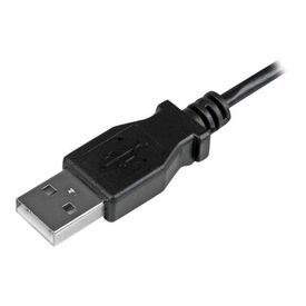 StarTech.com Left Angle Micro USB Cable - 1 ft / 0 | USBAUB50CMLA