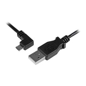 StarTech.com Left Angle Micro USB Cable - 1 ft / 0 | USBAUB50CMLA