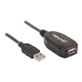 Manhattan USB-A to USB-A Extension Cable, 20m, Male to F | 150958