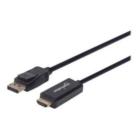 Manhattan DisplayPort 1.2 to HDMI Cable, 4K@60Hz, 1.8m,  | 153201