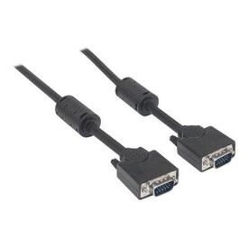 Manhattan VGA Monitor Cable (with Ferrite Cores), 3m, Bl | 317733