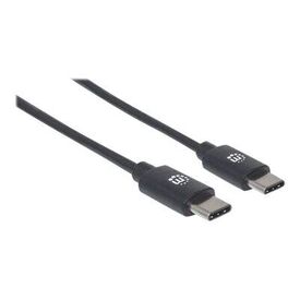 Manhattan USB-C to USB-C Cable, 50cm, Male to Male, Blac | 354868