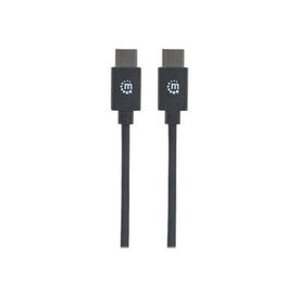 Manhattan USB-C to USB-C Cable, 50cm, Male to Male, Blac | 354868