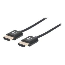 Manhattan HDMI Cable with Ethernet (Ultra Thin), 4K@60Hz | 394406
