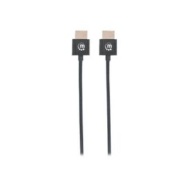 Manhattan HDMI Cable with Ethernet (Ultra Thin), 4K@60Hz | 394406