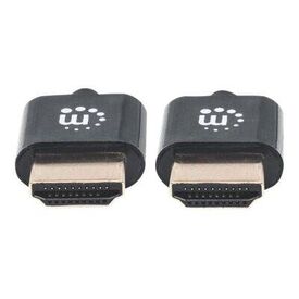 Manhattan HDMI Cable with Ethernet (Ultra Thin), 4K@60Hz | 394406