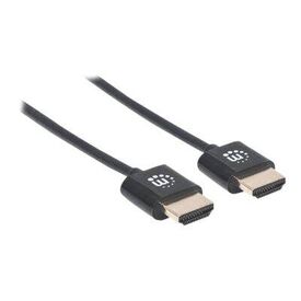 Manhattan HDMI Cable with Ethernet (Ultra Thin), 4K@60Hz | 394406