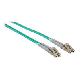 Intellinet Fibre Optic Patch Cable, OM3, LC/LC, 2m, Aqua | 750134