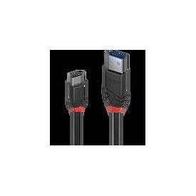 Lindy Black Line - USB cable - USB-C (M) to USB Type A (M | 36916