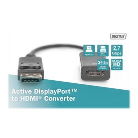 DIGITUS - Adapter - DisplayPort male latched to | DB-340415-002-S
