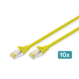 DIGITUS - Patch cable - RJ-45 (M) to RJ-45 ( | DK-1644-A-020-Y-10