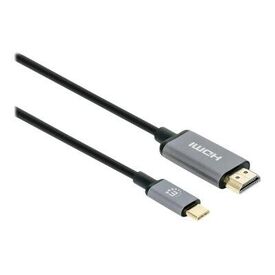 Manhattan USB-C to HDMI Cable, 4K@30Hz, 2m, Black, Equiv | 153607