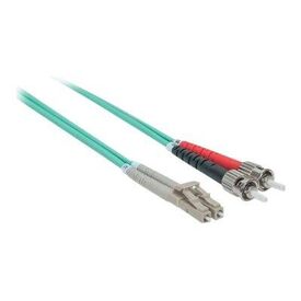 Intellinet Fibre Optic Patch Cable, OM3, ST/LC, 5m, Aqua | 751131
