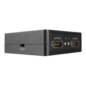 Lindy Compact 2 port HDMI 18G splitter - Video/audio spli | 38358