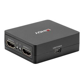 Lindy Compact 2 port HDMI 18G splitter - Video/audio spli | 38358