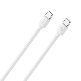 RealPower 404307 2m  USB-C to USB-C - USB 2.0 White  404307