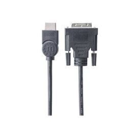 Manhattan HDMI to DVI-D 24+1 Cable, 1.8m, Male to Male,  | 372503