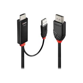 Lindy - Adapter cable - USB, HDMI male to DisplayPort mal | 41499