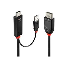 Lindy - Adapter cable - USB, HDMI male to DisplayPort mal | 41499